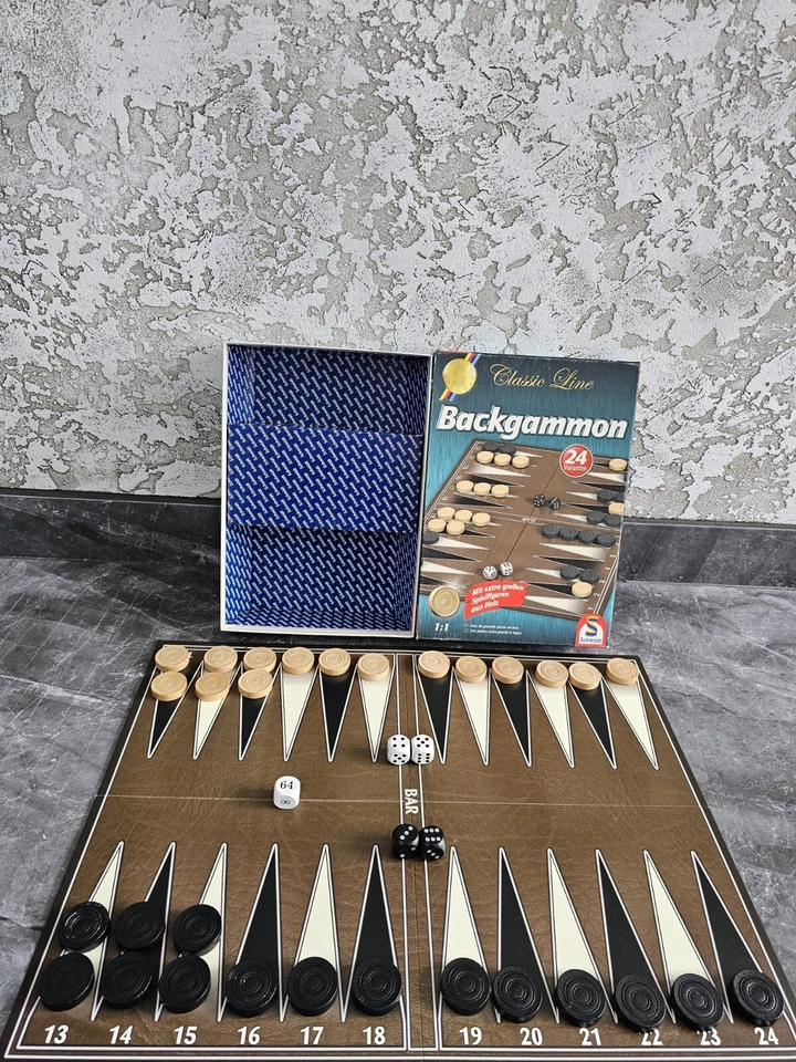 XXXX Backgammon Classic Line , Schmidt, Spiel , VOLLSTÄNDIG - Bild 3 von 4