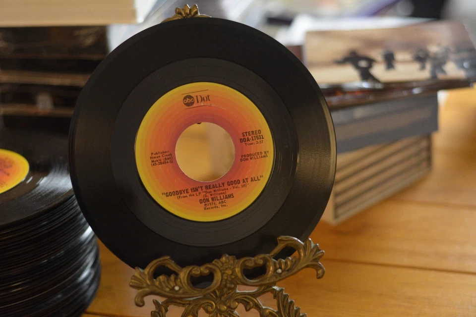 DON WILLIAMS 45 ОБ/МИН 7 «ЗАПИСЬ «ГАЛСТУКИ, КОТОРЫЕ СВЯЗЫВАЮТ» (DOA-17531) A8-207 - Изображение 2 из 4