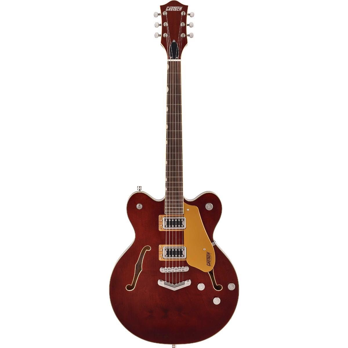 Электрогитара Gretsch G5622 с электромагнитным центральным блоком, V-образный хвостовик, Состаренный орех
