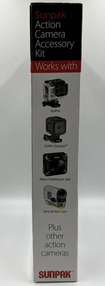 Sunpak Action Camera Accessory Kit GoPro Nikon Sony Accessories Mount - Image 3 of 4