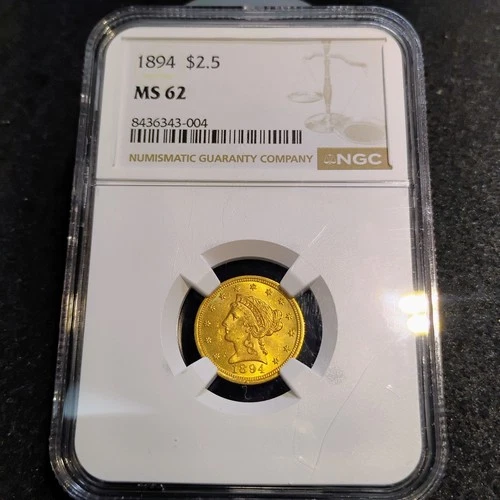 1894 Liberty Quarter Eagle — photo from the most recent tracked eBay sale