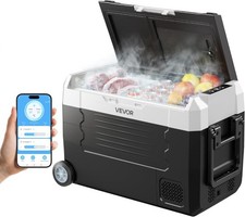 APP Controlled Car Refrigerator Dual Zone 37 QT Wheels