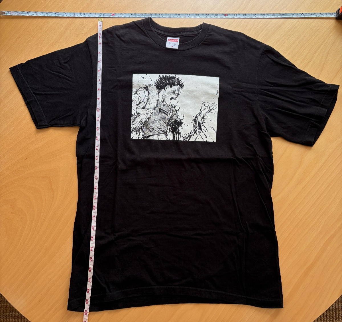 Supreme FW17, Akira Tetsuo Arm Tee Black T Shirt, Medium