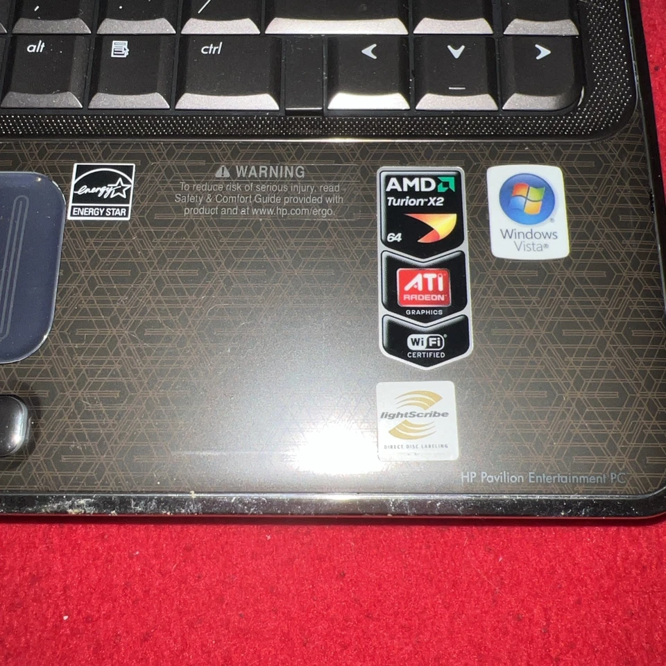 Computadora portátil de entretenimiento HP Pavilion dv4-1225dx 4 GB, AMD Turion 2.1, 500 GB Foto 4 de 4