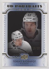 2019 Upper Deck UD Portraits Rookies Platinum Blue /25 Tobias Bjornfot #P-65 hj3