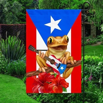 Puerto Rico Flag Graden Flag