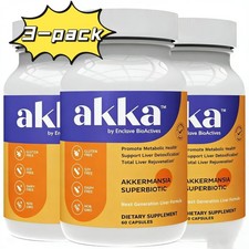 AKKA Liver Detox 3-Pack  Milk Thistle Superbiotic for Gut Health  Liver Repair