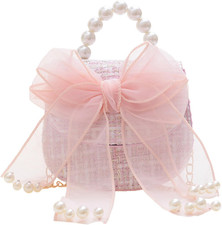 Cute Crossboby Purse with Bowknot Shoulder Bag for Little Girls, Girls Kids Fash