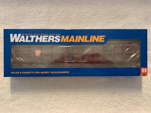 Walthers Mainline #910-8216 escala HO PRR 89' tri-nivel abierto auto rack #908177 | Condition: New