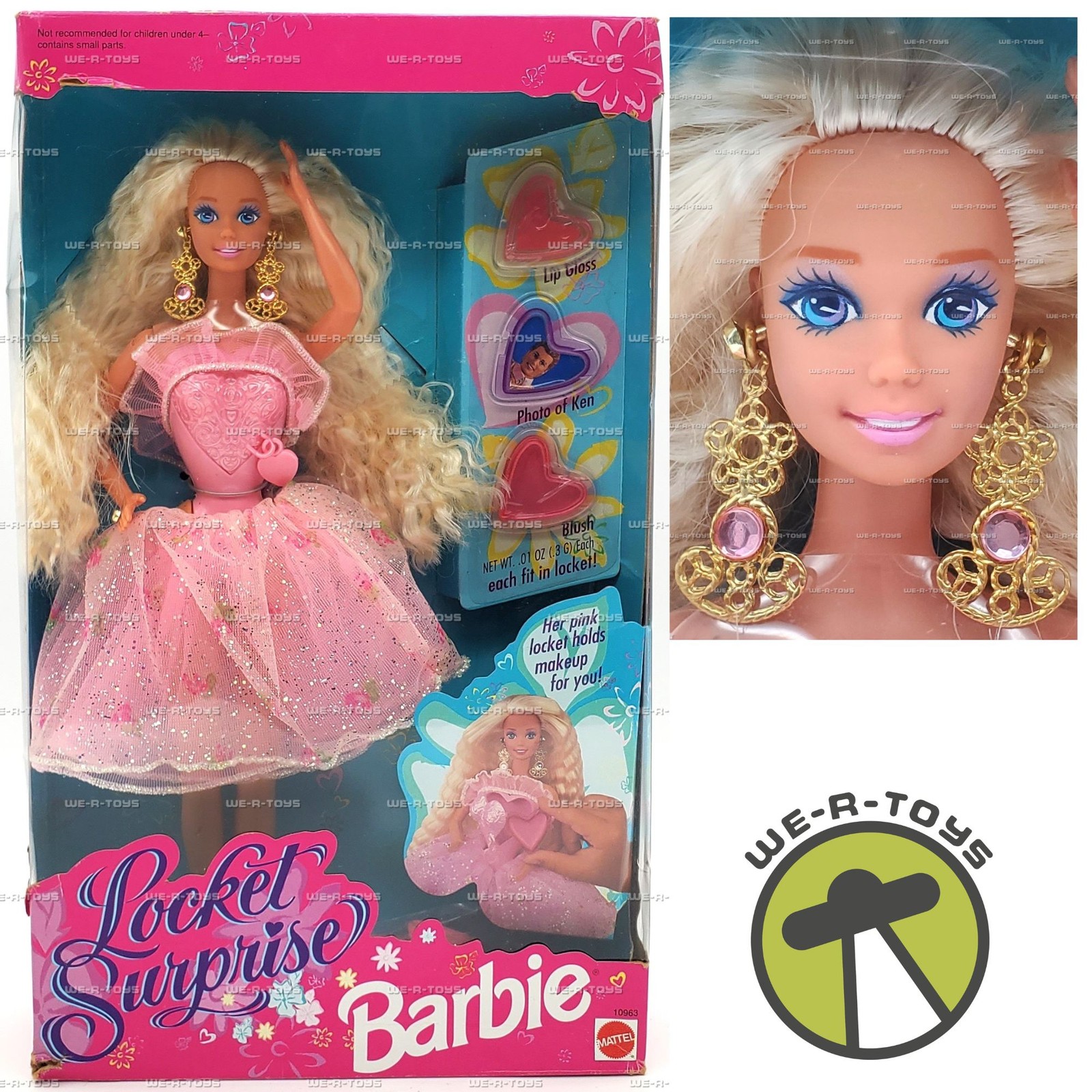 Locket Surprise Barbie Doll 1993 Mattel #10963