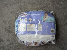 Boppy Slipcovered U-Shape Feeding Pillow  Cover Set Whale Print Blue White