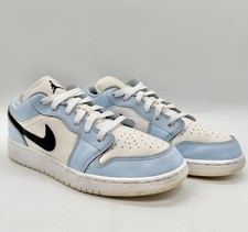 Air Jordan 1 Youth Size 7Y Low Ice Blue 55472...
