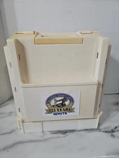 Vintage Sewing Box Caddy Folding 50 Spool Thread Organizer