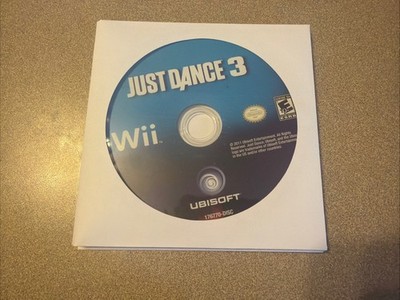 Just Dance 3 (Nintendo Wii, 2011) Disc ONLY