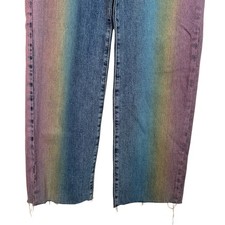 Jean en Denim Évasé pour Femme Taille Haute Bootcut Jeans Droite Large