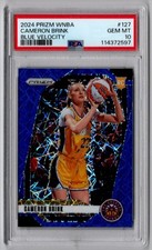 2024-25 Panini Prizm WNBA Cameron Brink Blue Velocity PSA 10 Rookie PSA 10 Los