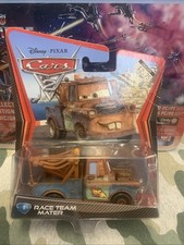 Disney Pixar Cars 2 Race Team Mater Diecast Car 1:55 Scale Mattel 1 2010 Toy