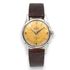 VINTAGE OMEGA CONSTELLATION 14381-7 SC TROPICAL PIE PAN AUTOMATIC WRISTWATCH SS