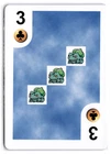 Vintage 1999 Bicycle Pokemon Poker Card - Bulbasaur - 3 of Clubs
