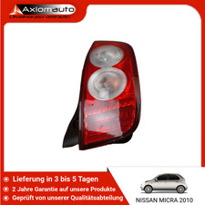 🇩🇪 RECHTE HINTEN LICHT ➤ NISSAN MICRA III Phase 3 2007-2010 26554BC10A