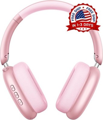 Auriculares inalámbricos supraaurales con micrófono y audio de alta resolución.
