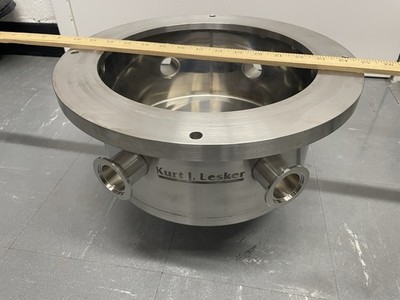 13'' OD SS Feedthrough collar Kurt Lesker KF40 and ISO-K 100