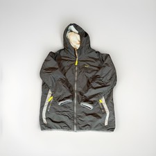 VTG Nike Jacket Windbreaker Reversible Women L 14-16 Center Swoosh White Tag 90s