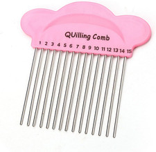 Paper Quilling Comb Tool, Plastic Quilling Paper Comb Knitters Paper Craft Tool