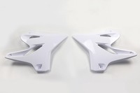 KüHlerabdeckungen UFO Weiß Yamaha YZ125/250