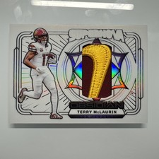 2024 Panini Obsidian Football Supernova White Nike Swoosh Terry McLaurin 🔥
