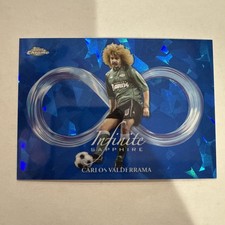 2025 Topps Chrome Sapphire MLS Carlos Valderrama - Infinite Sapphire - Case Hit