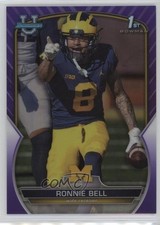 2022 Bowman U Chrome Purple Refractor 396/399 Ronnie Bell #22 0q3