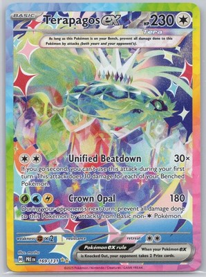 Terapagos ex 169/131 Special Illustration Rare SV: Prismatic Evolutions NM