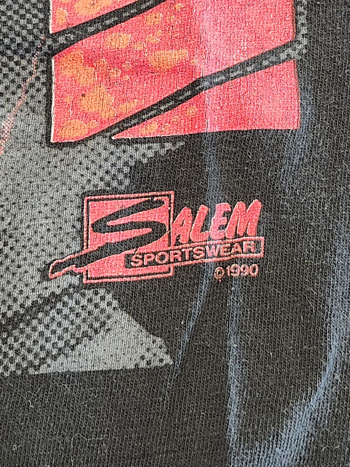 Vintage 90s Chicago Bulls Michael Jordan T-Shirt SALEM SPORTSWEAR Size Large thumbnail 6