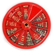 Replacement Screw Assortment for Watch Eyeglass Repair Jeweler Tool Kit