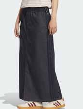 adidas Sportswear Stadium Chrome Denim Skirt Women Lifestyle Navy AsiaFit KF8216