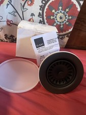 Elkay Polymer Drain Fitting for 3-1/2 in. Sink Drain Opening in Black