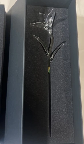 Waterford Crystal Fleurology Lily Flower 154655 Mint cond.-In Original Box 15"