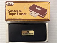 ICI Cassette Tape Eraser 305 Vintage With Box Edison, NJ Inter Cassette Inc