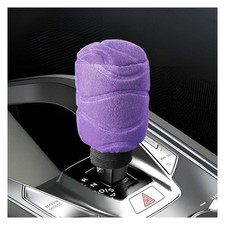 Car Gear Shift Knob Cover, Universal Automotive 4.12 2.32 inch, Purple