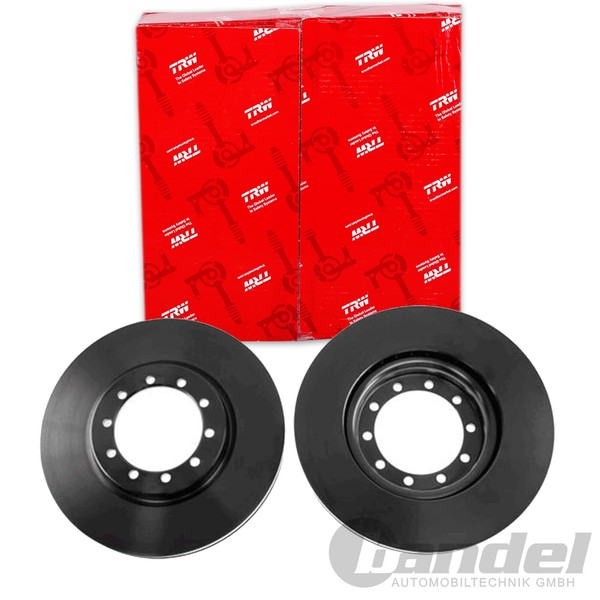 2X TRW Bremsscheiben 290Mm BelÜFtet Vorne Passend FÜR Renault Mascott Master-image