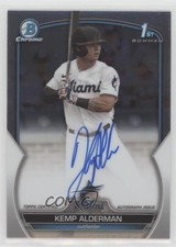 2023 Bowman Draft Chrome Prospect Auto Kemp Alderman #CDA-KA Auto 3q8