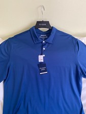 NWT 52 JOS A BANK Mens Traveler Traditional Fit Polo Short Sleeves Blue XLT