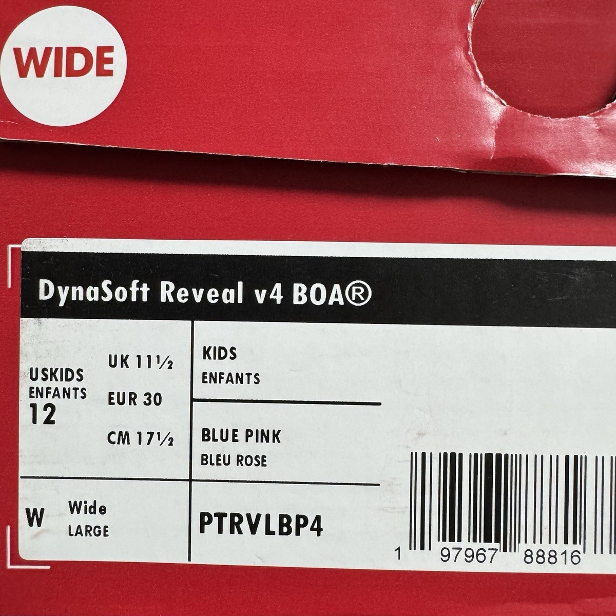 New Balance DynaSoft Reveal v4 BOA Grey Blue PTRVLBP4 Brand New