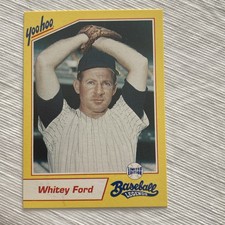 Yoo-Hoo 1993 Baseball Legends Whitey Ford Limited Edition Baseball Card