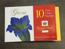 KX9  Flowers Greetings Booklet 10 X 1ST Various Cylinder Numbers