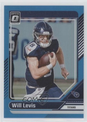 2024 Panini Donruss Optic Aqua Prizm 145/299 Will Levis #189 0dc2