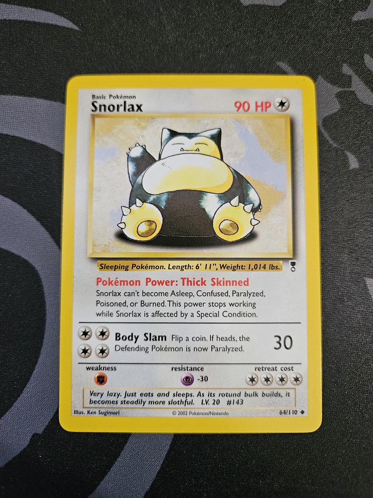 Snorlax 64/110 Legendary Collection Regular Rare NM