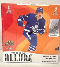 2022/23 Upper Deck Allure Hockey Hobby Box English Factory Sealed
