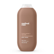 Method Men Body Wash, Sandalwood  Vetiver, Paraben and Phthalate Free, 18 fl oz